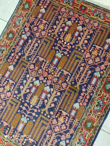 Tapis Tchalechotor tissé main n°12905_143×110