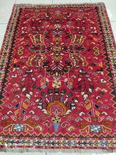 Charger l&#39;image dans la galerie, Tapis Ghachghai noué main n°8364_144×105

