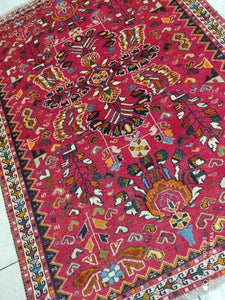 Tapis Ghachghai noué main n°8364_144×105