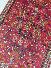 Charger l&#39;image dans la galerie, Tapis Ghachghai noué main n°8364_144×105
