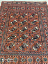 Charger l&#39;image dans la galerie, Tapis Torkaman tissé main n°7577_144×108
