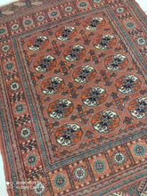 Charger l&#39;image dans la galerie, Tapis Torkaman tissé main n°7577_144×108
