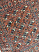 Charger l&#39;image dans la galerie, Tapis Torkaman tissé main n°7577_144×108
