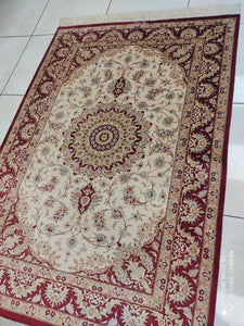 Tapis Ghom soie tissé main n°16505_145×100