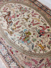 Charger l&#39;image dans la galerie, Tapis Ghom soie fait main n°19053_145×100

