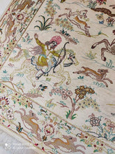 Charger l&#39;image dans la galerie, Tapis Ghom soie fait main n°16681_145×100
