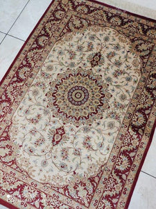 Tapis Ghom soie tissé main n°16505_145×100
