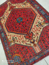 Charger l&#39;image dans la galerie, Tapis Nahavand tissé main n°16384_145×100
