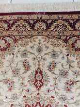 Charger l&#39;image dans la galerie, Tapis Ghom soie tissé main n°16505_145×100
