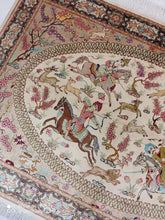 Charger l&#39;image dans la galerie, Tapis Ghom soie fait main n°19053_145×100
