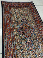 Charger l&#39;image dans la galerie, Tapis Moud tissé main n°14147_145×76
