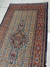 Charger l&#39;image dans la galerie, Tapis Moud tissé main n°14147_145×76
