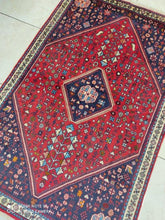Charger l'image dans la galerie, Tapis Abadeh tissé main n°8493_145×95
