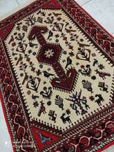 Charger l&#39;image dans la galerie, Tapis Sirjand fait main n°17013_145×98
