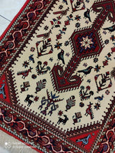 Charger l&#39;image dans la galerie, Tapis Sirjand fait main n°17013_145×98
