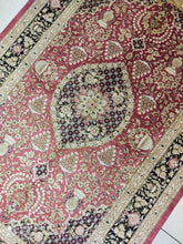Charger l'image dans la galerie, Tapis Ghom soie tissé main n°18720_147×96
