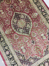 Charger l'image dans la galerie, Tapis Ghom soie tissé main n°18720_147×96
