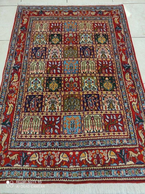 Tapis Moud fait main n°19077_148×100