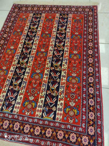 Tapis Moharamat noué main n°17060_148×105