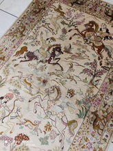 Charger l&#39;image dans la galerie, Tapis Ghom soie tissé main n°19761_148×98
