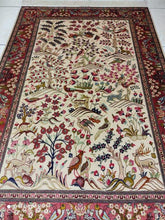 Charger l'image dans la galerie, Tapis Ghom soie tissé main n°19479_150×100
