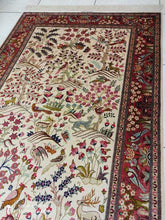 Charger l'image dans la galerie, Tapis Ghom soie tissé main n°19479_150×100
