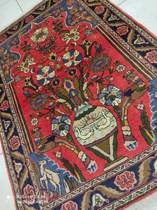 Tapis Tchalechotor tissé main n°351_150×100