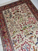 Charger l'image dans la galerie, Tapis Ghom soie tissé main n°19479_150×100
