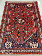 Charger l&#39;image dans la galerie, Tapis Ghachghai noué main n°10180_150×103
