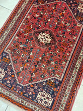 Charger l&#39;image dans la galerie, Tapis Ghachghai noué main n°10180_150×103

