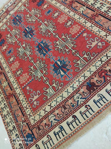 Kilim Khorassan fait main n°19752_150×110