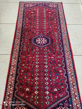 Charger l&#39;image dans la galerie, Tapis Abadeh tissé main n°3331_150×60
