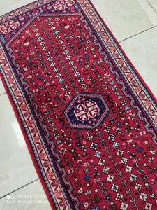 Tapis Abadeh tissé main n°3331_150×60