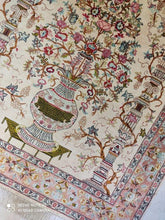 Charger l'image dans la galerie, Tapis Ghom soie noué main n°18214_150×98
