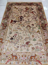 Charger l'image dans la galerie, Tapis Ghom soie tissé main n°19760_152×100

