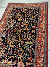 Charger l'image dans la galerie, Tapis Ghom noué main n°12591_153×101
