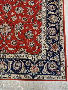 Tapis Ispahan tissé main n°14248_153×105