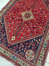Charger l'image dans la galerie, Tapis Abadeh tissé main n°19173_153×104
