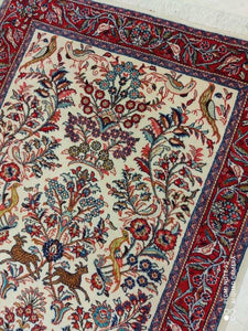 Tapis Sarouk fait main n°1320_153×107