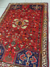Charger l'image dans la galerie, Tapis Ghachghai noué main n°10559_155×102

