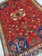 Charger l'image dans la galerie, Tapis Ghachghai noué main n°10559_155×102
