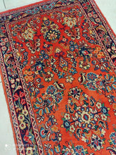 Charger l&#39;image dans la galerie, Tapis Sarouk fait main n°14791_155×67
