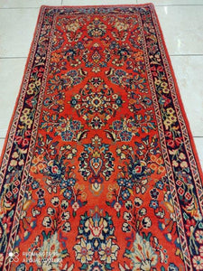 Tapis Sarouk fait main n°14791_155×67