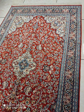 Charger l&#39;image dans la galerie, Tapis Cachemire soie noué main n°28_155×92
