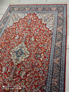 Tapis Cachemire soie noué main n°28_155×92