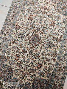 Tapis Cachemire soie tissé main n°57_156×100