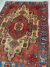 Charger l&#39;image dans la galerie, Tapis Nahavand tissé main n°14523_158×115
