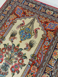 Tapis Ghom noué main n°18929_160×108