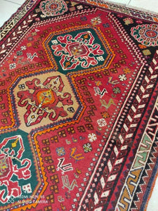 Tapis Ghachghai noué main n°10162_160×111