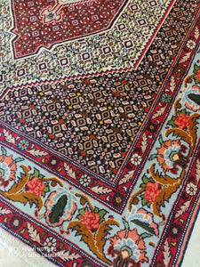 Tapis Senneh tissé main n°19514_160×130